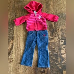 American Girl Doll Jacket and Jeans Outfit